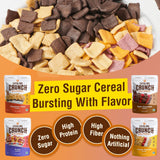 Keto Protein Cereal Variety Pack (8 Flavors) | Low Carb, Zero Sugar, Gluten Free, Fiber | Keto Snacks, Vegan Snacks, Protein Snacks | Keto Friendly Food