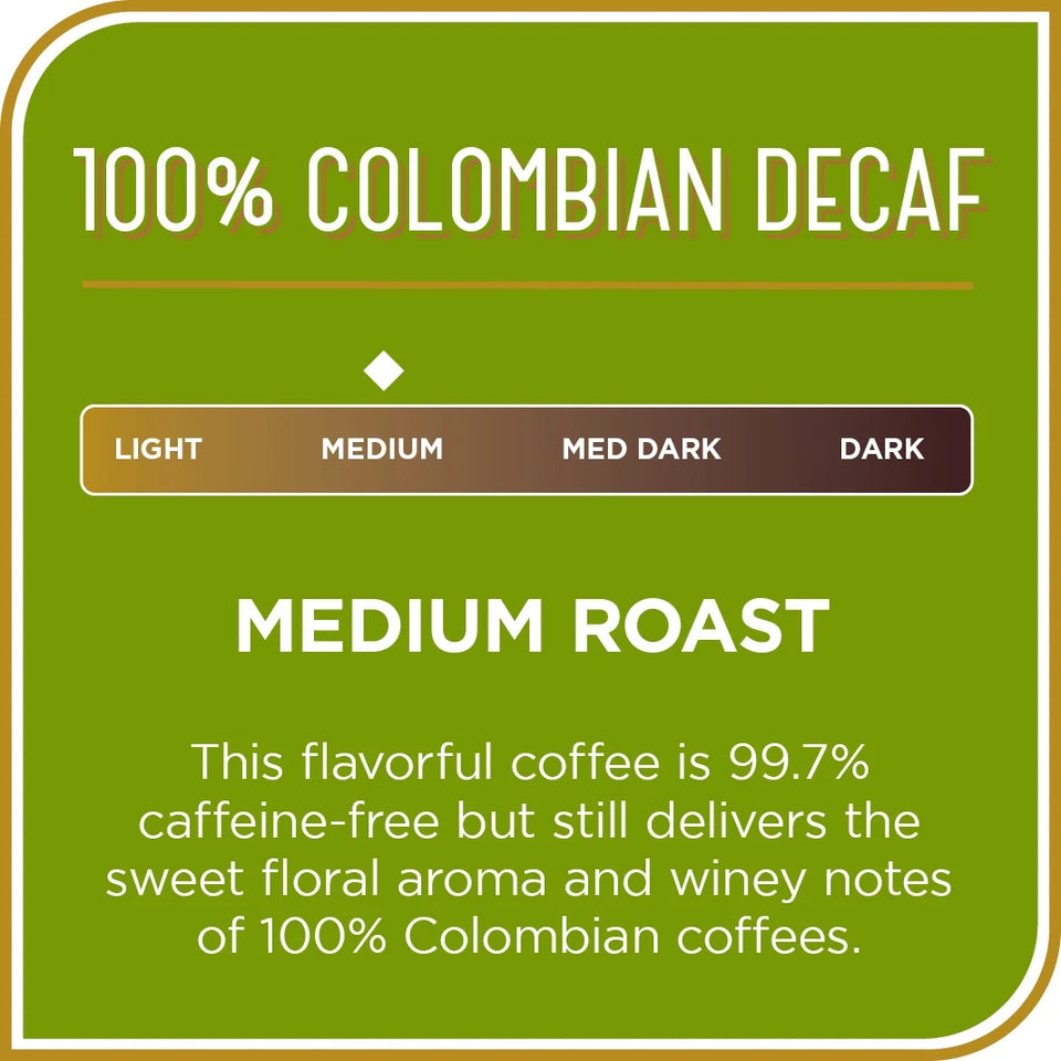 Don Francisco'S Decaf 100% Colombia Supremo Ground Coffee, 12 Oz., 6 Ct