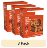 (3 Pack)  Crispy Protein Bar, 15G Protein, Chocolate Caramel Pecan Flavored, Gluten Free, 4 Count