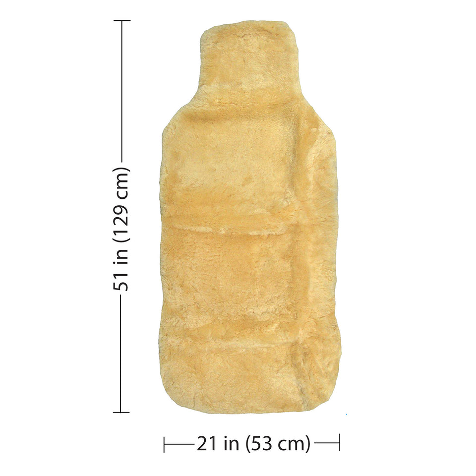 Sideless Sheepskin Seat Cover