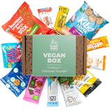 Vegan Gluten-Free Snack Gift Box: Variety of Delicious and Tasty Vegan Candy, Chips, Protein Bars, Cookies - Ideal Gift for Kids, Women, Men, Families and Holidays