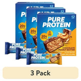 (3 Pack)  Bars, Chocolate Peanut Butter, 20G Protein, Gluten Free, 1.76 Oz, 12 Ct