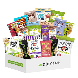 Premium Vegan, Gluten Free Healthy Snack Box: a Mix of 20 Individually Wrapped Snacks: Cookies, Nuts, Fruit, Chips, Care Package, Snack Variety Pack, Adults, Kids, Housewarming, Thank You Gift, Birthday, College Back to School Students, Road Trips, Plant Based