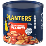 (6 Pack)  Redskin Spanish Peanuts, Roasted Salted Peanuts, Plant Based Protein, 12.5 Oz Steel Can