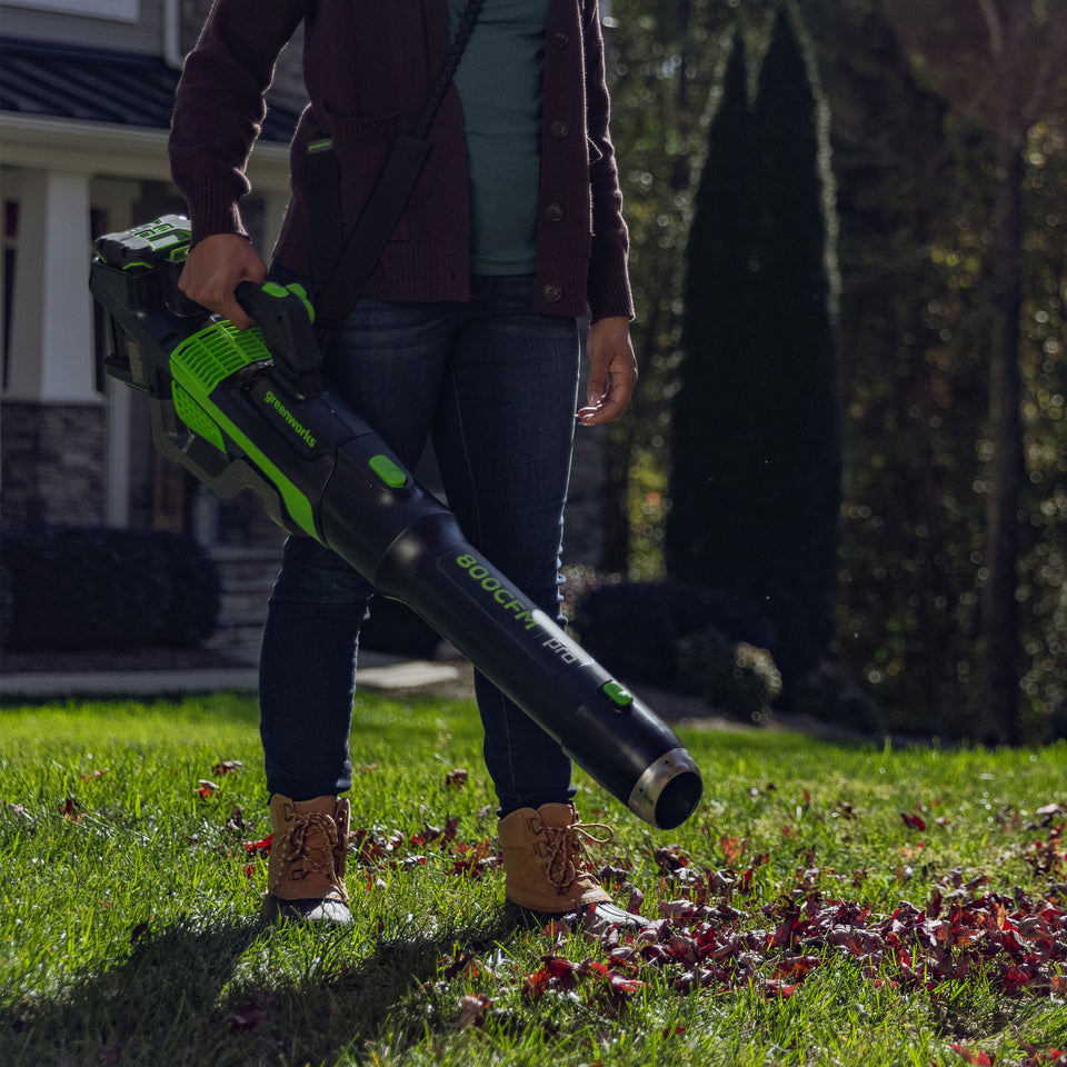 80V 800CFM Brushless Leaf Blower with 4Ah Battery & Charger