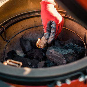 Big Block XL Lump Charcoal & Firestarter Bundle, 40 Lbs Charcoal & 24 Firestarters
