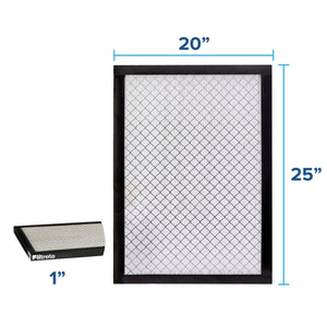 3M 2500 Series  1" Filter, 4-Pack