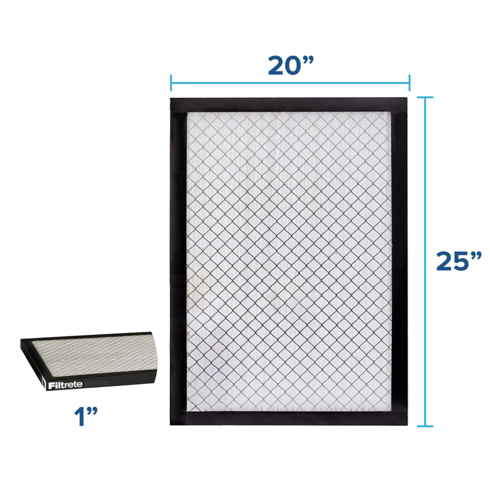3M 2500 Series  1" Filter, 4-Pack