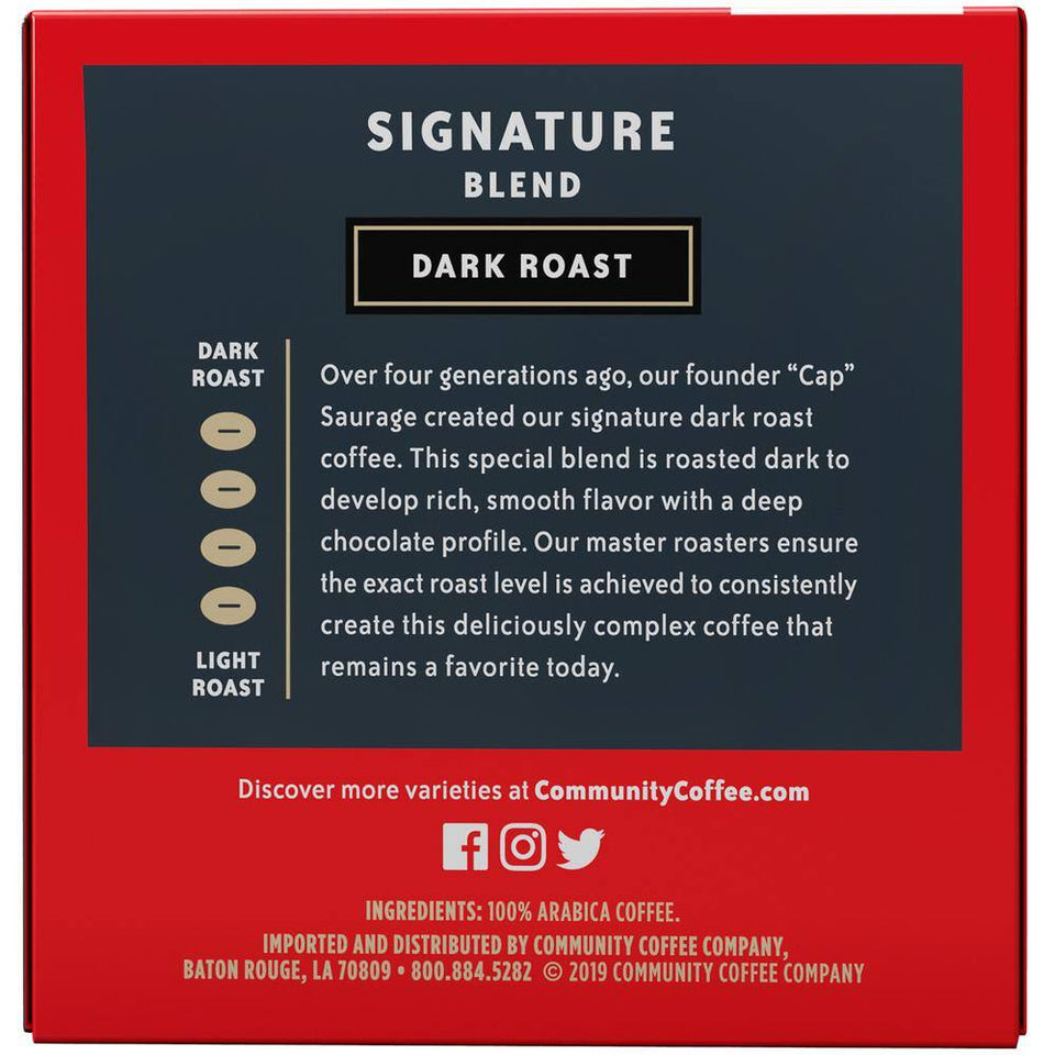 Signature Blend Dark Roast Single Serve Cups (72-Pack)