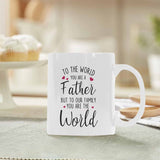 "1pc, Express Lovr for Daddy Mug, Best Father Day Gifts for Daddy Papa Dad, Funny Dad Gifts from Daughter Son, Funny Daddy Cup 11oz White Coffee Mug Tea Cup "