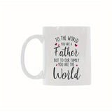 "1pc, Express Lovr for Daddy Mug, Best Father Day Gifts for Daddy Papa Dad, Funny Dad Gifts from Daughter Son, Funny Daddy Cup 11oz White Coffee Mug Tea Cup "