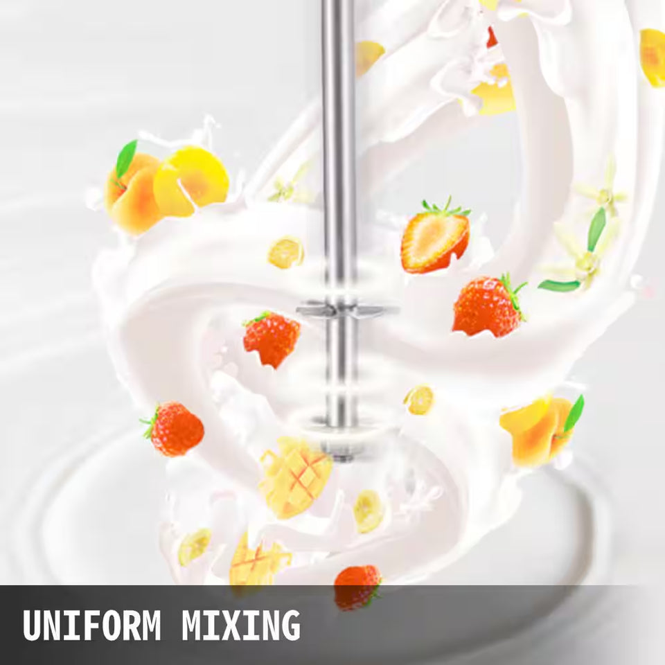 0.7 Qt. Milkshake Maker Stainless Steel Electric Milkshake Maker Single Head Classic Milkshake Maker 2-Speed Adjustable