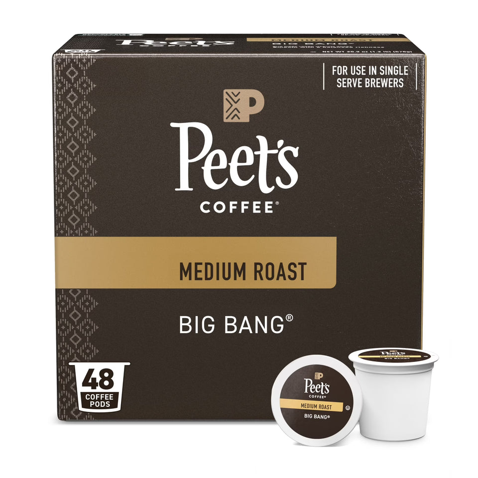 (4 Pack)  Coffee Major Dickason'S Blend Premium Dark Roast Single Serve Coffee Pods, 22 Count