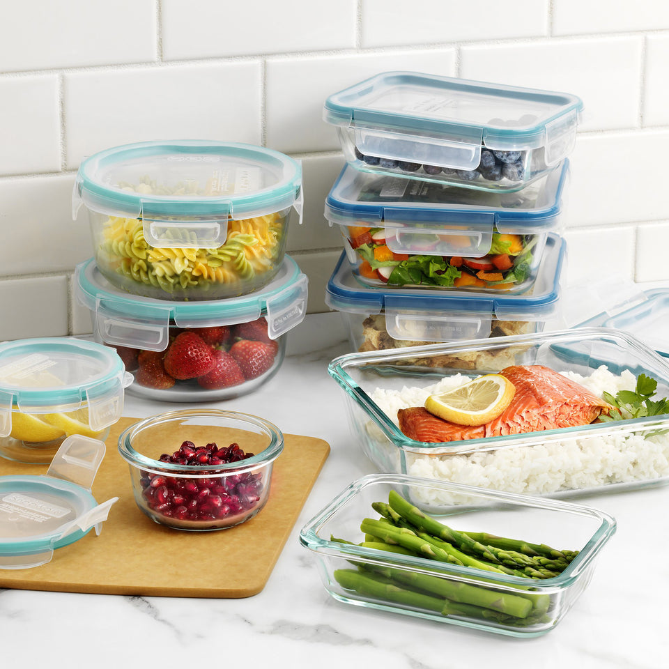 Snapware  18-Piece Glass Food Storage Set
