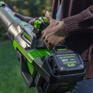 80V 800CFM Brushless Leaf Blower with 4Ah Battery & Charger