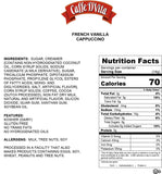 (6 Pack)  French Vanilla Cappuccino, 16 Oz Canister