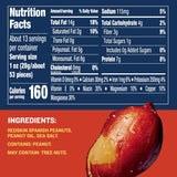 (6 Pack)  Redskin Spanish Peanuts, Roasted Salted Peanuts, Plant Based Protein, 12.5 Oz Steel Can