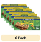 (6 Pack)  Crunchy Granola Bars, Oats 'N Honey, 48 Count, 35.76 Oz (24 Pouches)