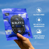 All Natural Beef Jerky and Pork Jerky Variety Flavors - Protein Packed Snacks Roasted for Maximum Flavor - Gluten Free - 2.7 Ounce (Pack of 4)