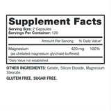 Extra Strength Magnesium 420 Mg, 240 Capsules