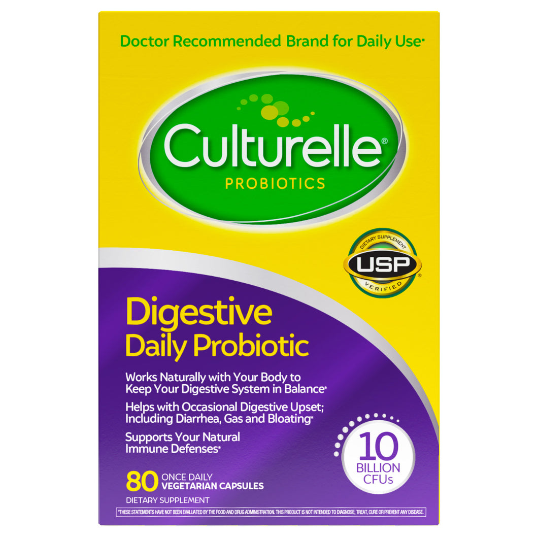Digestive Health Probiotic, 80 Vegetarian Capsules