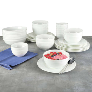 Ciara 40-Piece Bone China Dinnerware Set