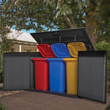Cortina Mega Premium Modern Horizontal Outdoor Storage Shed