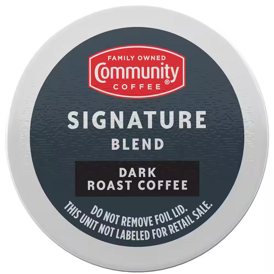 Signature Blend Dark Roast Coffee Single Serve Cups (96-Pack)