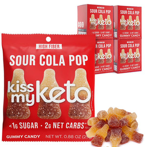 Gummy Candy, Sour Bears, 8 Bags, 0.88 Oz (25 G)
