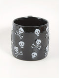 "Spooky Fun" Halloween Skull Ceramic Mug - 24Oz Large Capacity, Microwave Safe, Reusable Coffee & Beer Cup For Adults - Perfect Gift For Men & Women, Ideal For Halloween Decor