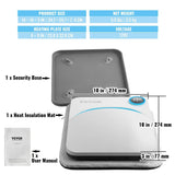 Heat Press 9 X 9 in Portable Easy Press Sublimation Transfer DIY T-Shirt