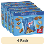 (4 Pack)  Traditional Snack Party Mix, Single Serve Snack Bags, Multipack, 17.5 Oz, 10 Ct.