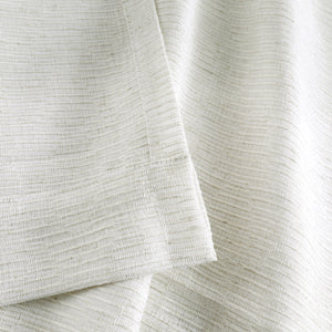 Sheer Linen Blend Curtains, 4-Pack