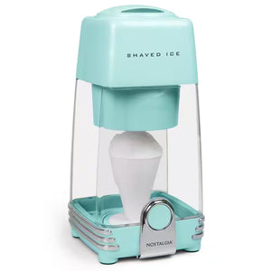 12 Oz. Electric Shaved Ice Snow Cone Machine in Aqua