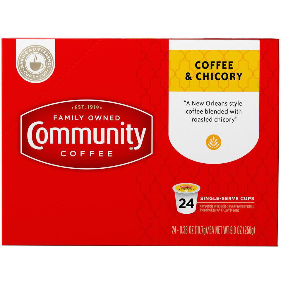 Coffee and Chicory Medium-Dark Roast Coffee Single Serve Pods/K Cups (96-Pack)