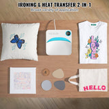 Heat Press 9 X 9 in Portable Easy Press Sublimation Transfer DIY T-Shirt