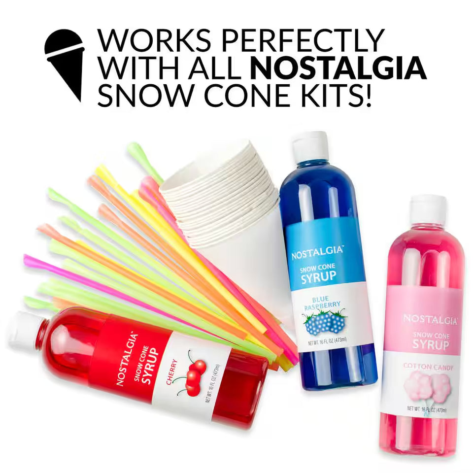 12 Oz. Electric Shaved Ice Snow Cone Machine in Aqua