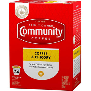 Coffee and Chicory Medium-Dark Roast Coffee Single Serve Pods/K Cups (96-Pack)