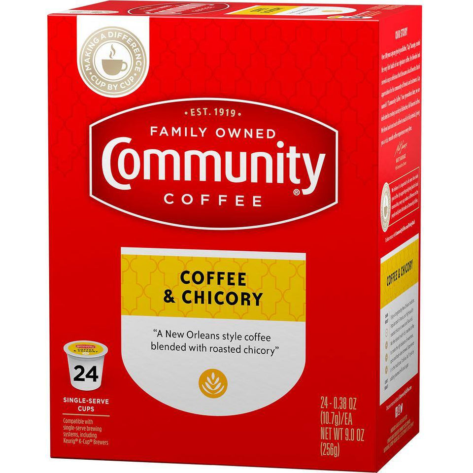 Coffee and Chicory Medium-Dark Roast Coffee Single Serve Pods/K Cups (96-Pack)