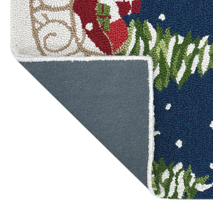 Holiday Hooked Accent Rug, 22” X 38”