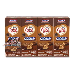 12384196 0.38 Oz. Mini Cups Liquid Coffee Creamer - Snickers (200/Carton)