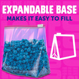 (4 Pack) ® Brand Storage Slider Quart Bags, Power Shield™ Technology, Expandable Bottom, 75 Count