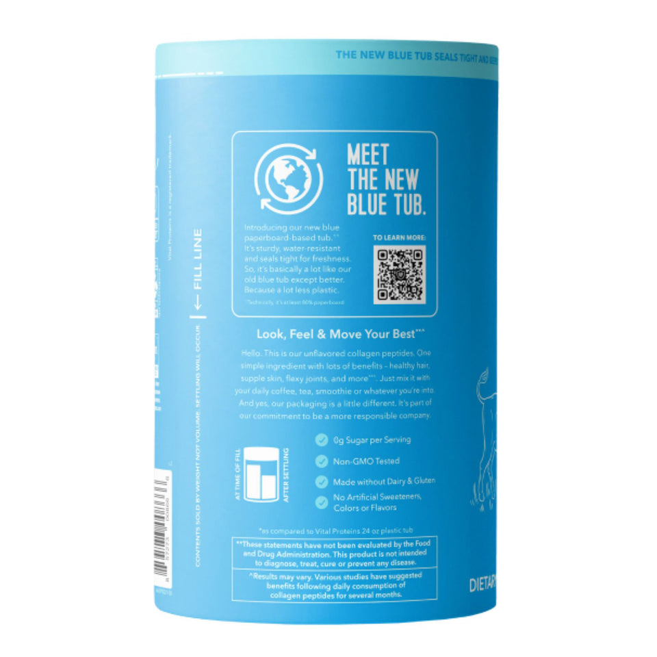 Collagen Peptides, Unflavored, 1.5 Lbs