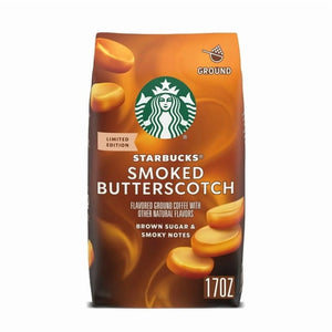 Smoked Butterscotch Flavored Ground Coffee, 100% Arabica, 17 Oz