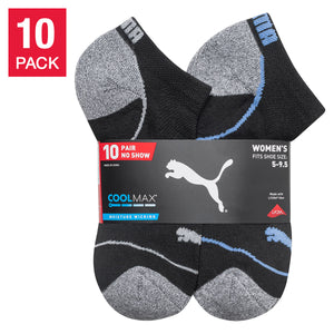 Women'S No Show Sock, 10-Pair