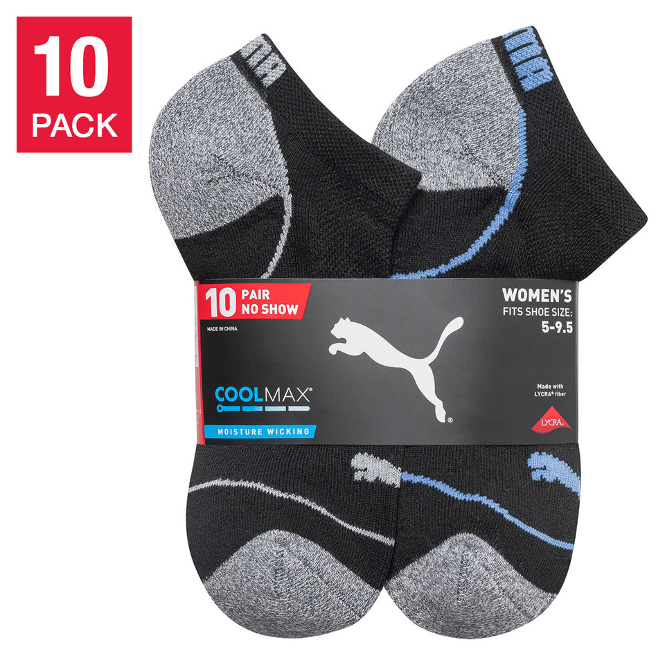 Women'S No Show Sock, 10-Pair