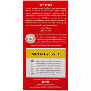 Coffee and Chicory Medium-Dark Roast Coffee Single Serve Pods/K Cups (96-Pack)