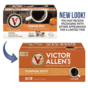 Pumpkin Spice Flavored Coffee Medium Roast Single Serve Coffee Pods for Keurig K-Cup Brewers (80 Count)