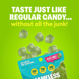 s - Healthy Low Calorie Snacks, Low Carb Keto Gummies (Gluten Free & Non GMO Candy) - 6 Pack Green Apple Blast