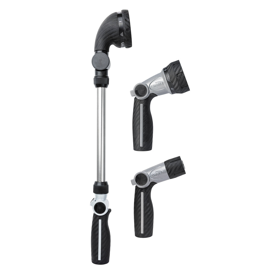 3-Piece Nozzle Set with Stainless Steel Wand